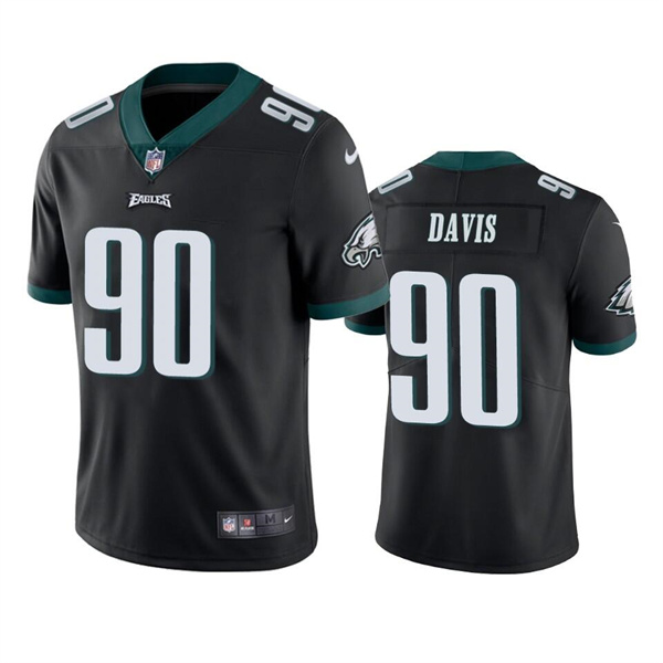 Nike Men & Women & Youth Eagles 90 Jordan Davis Black Vapor Untouchable Limited Jersey,We sell and wholesale Nike Men & Women & Youth Eagles 90 Jordan Davis Black Vapor Untouchable Limited Jersey on line form chian!